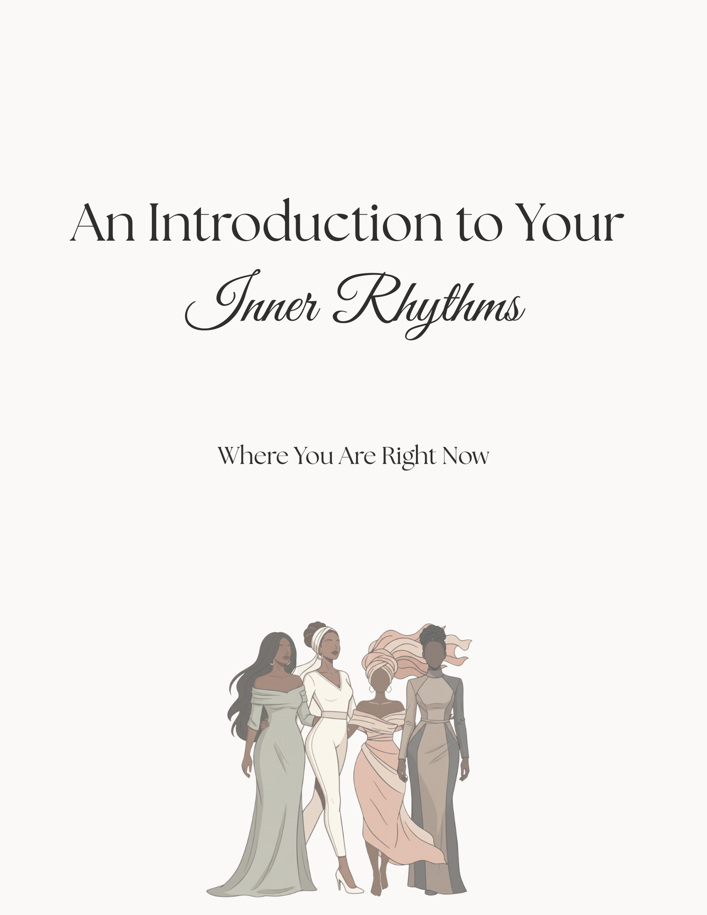 The Seasons of Me - An Introduction to Your Inner Rhythms digital journal cover