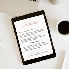 The Seasons of Me - The Season Check-In Journal | Guided Self-Reflection for Personal Growth digital journal preview page