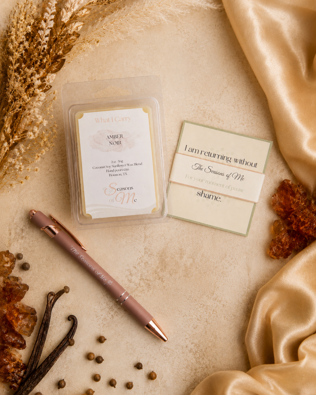 What I Carry | Amber Noir Wax Melt
