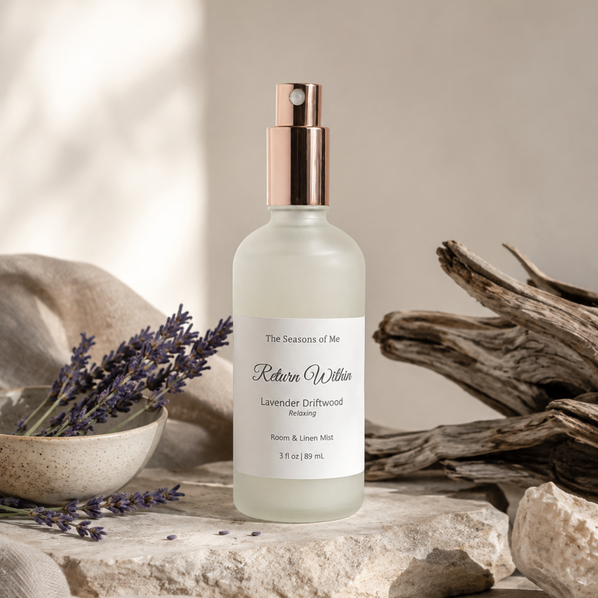 Return Within | Lavender Driftwood Room & Linen Mist