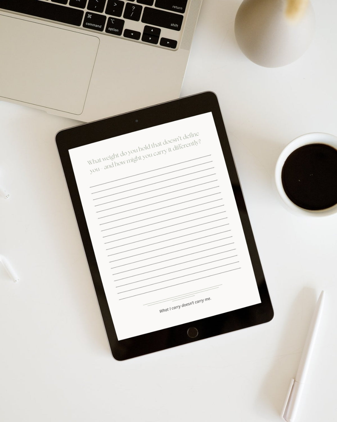 The Seasons of Me - The Season Check-In Journal | Guided Self-Reflection for Personal Growth digital journal preview page