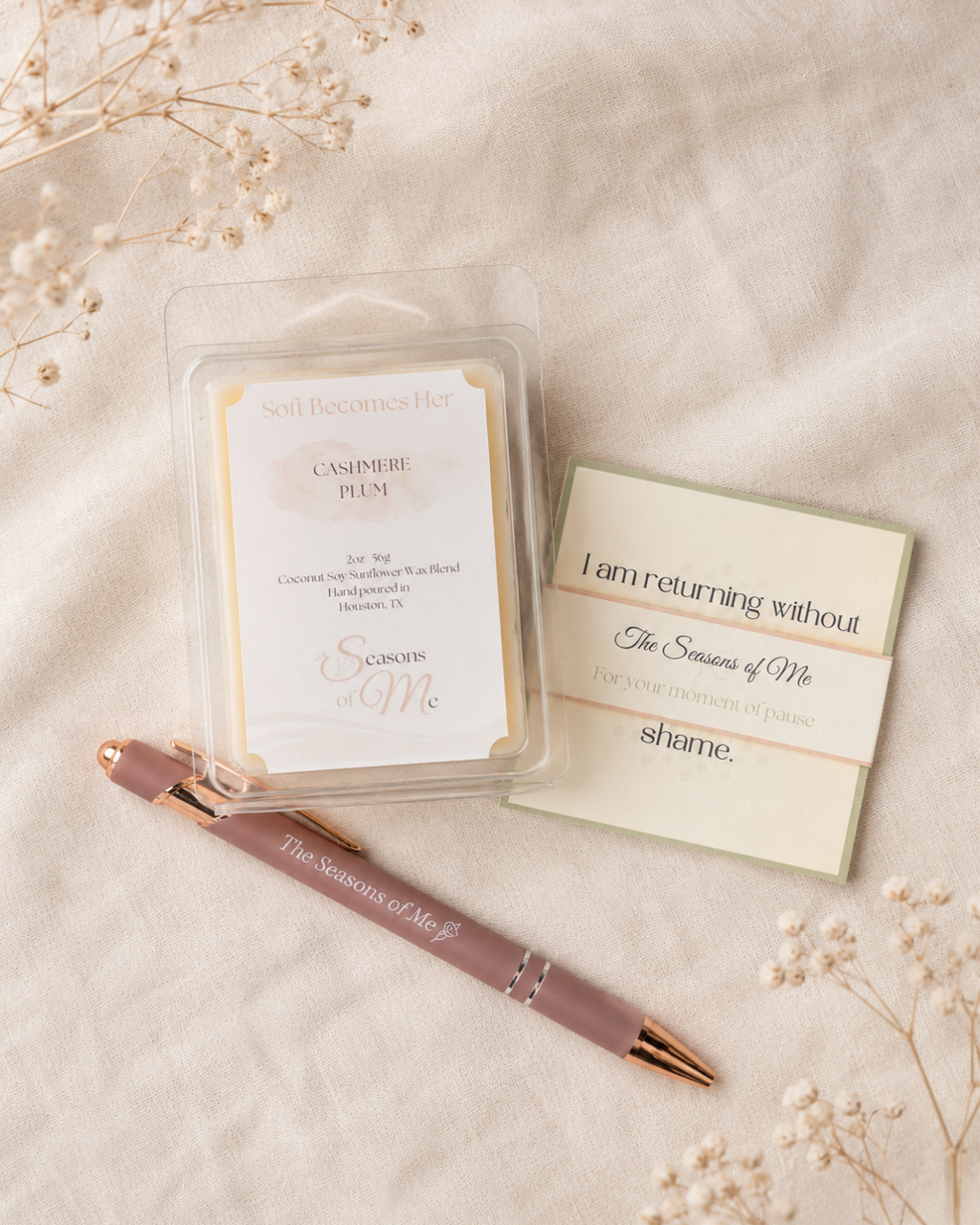 Soft Becomes Her | Cashmere Plum Wax Melt