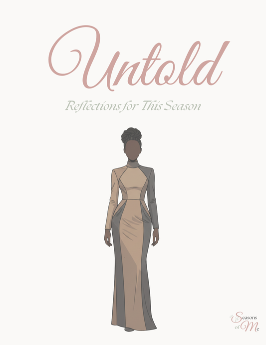The Seasons of Me - Untold - Reflections for This Season digital journal cover
