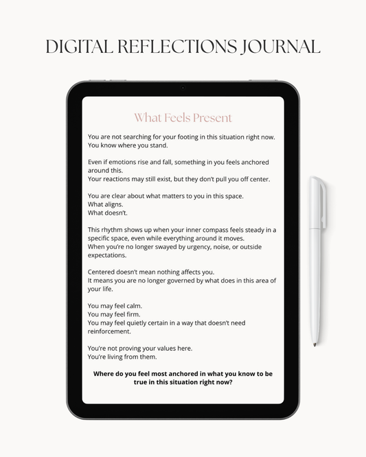 The Seasons of Me - Centered - Reflections for This Season digital journal preview page
