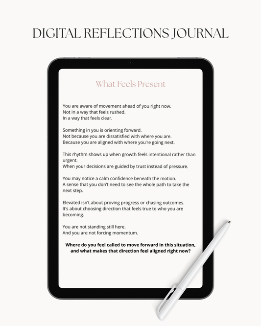 The Seasons of Me - Elevated - Reflections for This Season digital journal preview page