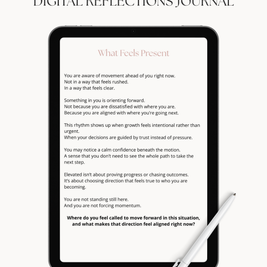 The Seasons of Me - Elevated - Reflections for This Season digital journal preview page