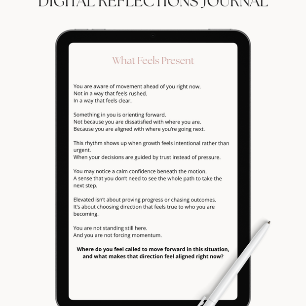 The Seasons of Me - Elevated - Reflections for This Season digital journal preview page
