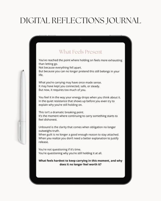 The Seasons of Me - Unbound - Reflections for This Season digital journal preview page